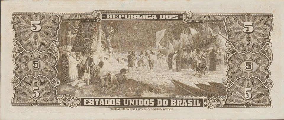 Imagem do verso da cédula